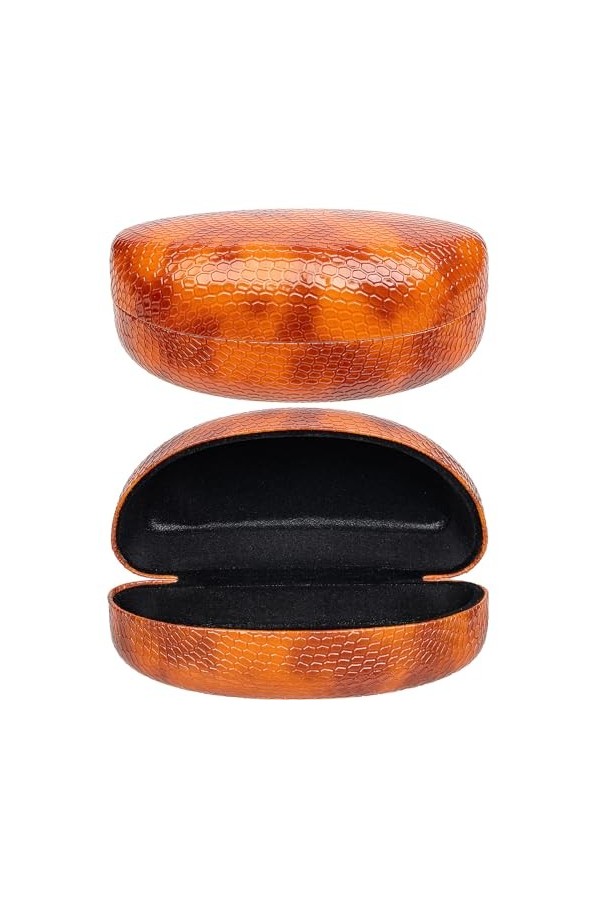 molshine Étui rigide pour lunettes de soleil, grand étui à lunettes classique pour lunettes de soleil, lunettes avec chiffon 