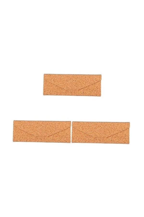 Holibanna 3 Pièces Étui à Lunettes Porte-étuis à Lunettes Pu Lunettes De Soleil Colorées Lunettes De Soleil De Quai Pour Femm