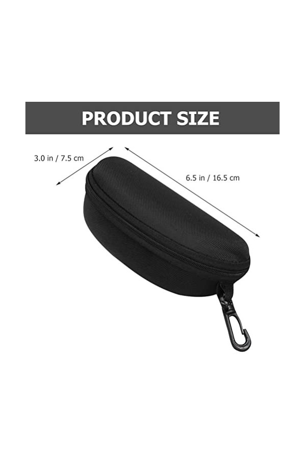VANZACK 1 Jeu à Lunettes Porte-lunettes Pratique Rigide à Lunettes Porte-lunettes Dextérieur Étuis à Lunettes Pour Hommes Du