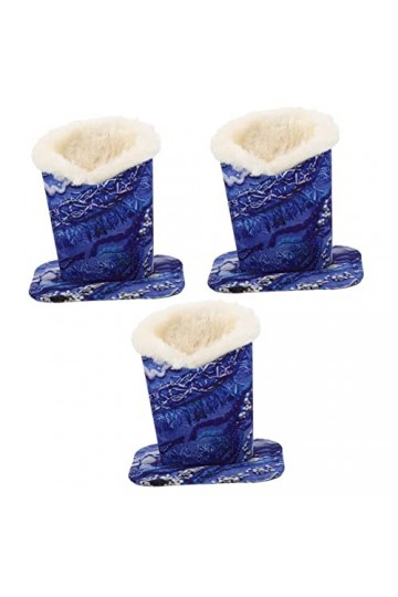 SOIMISS 3 Pièces Porte-Lunettes En Cuir Base Magnétique Étui À Lunettes En Cuir Organisateur De Table Lunettes Pratiques Prés