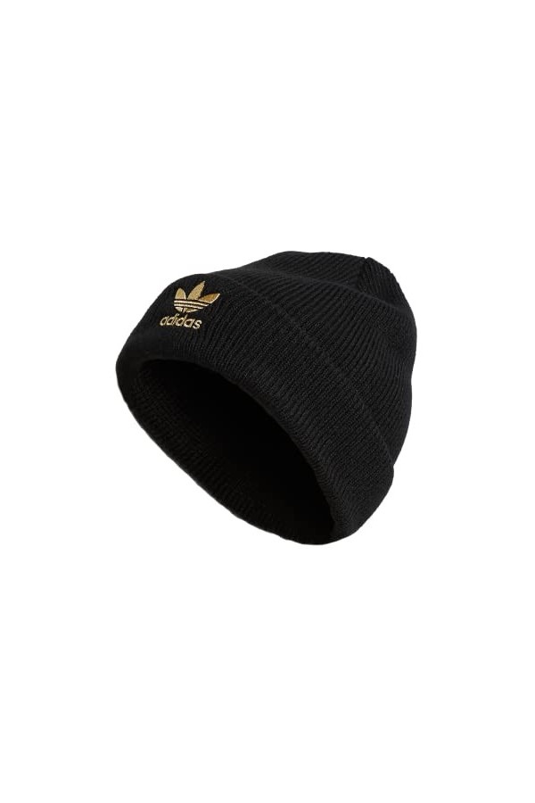 adidas Originals Originals Bonnet trèfle pour Femme Taille Unique Noir/Or