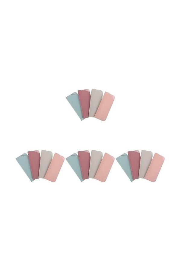 VALICLUD 16 Pièces Sacs De Rangement Pour Lunettes Lunettes Souples Étui À Lunettes En Cuir Pu Pour Lunettes Et Lunettes De S