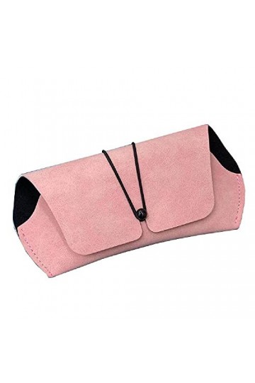 ZKX Sac de Lunettes, Sac de Soleil en Cuir, Sac de Soleil Portables pour Femmes et Hommes, Sac de Lunettes de Soleil en Cuir,