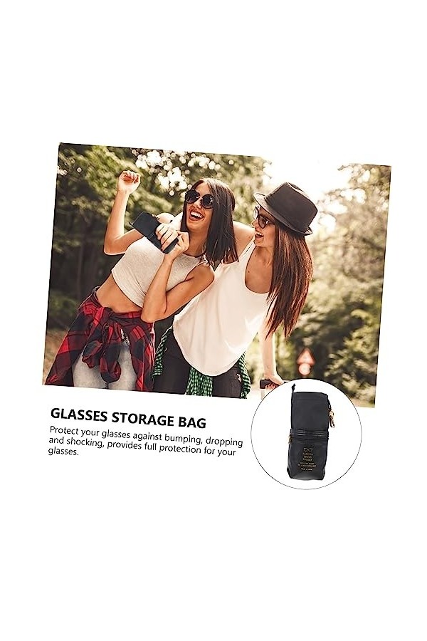 VALICLUD 2 Pièces Lunettes Sac De Rangement Voyage Lunettes Pochette Organisateur Sacs Voyage Sac De Lunettes De Soleil Cadea