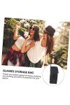 VALICLUD 2 Pièces Lunettes Sac De Rangement Voyage Lunettes Pochette Organisateur Sacs Voyage Sac De Lunettes De Soleil Cadea