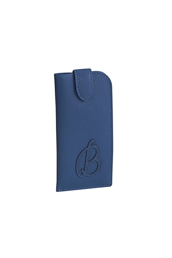 Étui à lunettes Branco - En cuir véritable souple - Pour lunettes, lunettes, sac à lunettes couleur au choix - présenté par