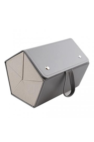 Sxspace Organisateur de lunettes de soleil pour ranger 5 lunettes de soleil - Portable - Pour homme et femme, Gris-beige, ‎11