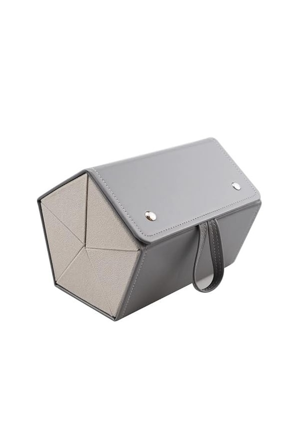 Sxspace Organisateur de lunettes de soleil pour ranger 5 lunettes de soleil - Portable - Pour homme et femme, Gris-beige, ‎11