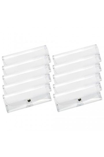 Amosfun 10 Pièces Boîte De Rangement Étui À Lunettes Étui À Portable Support De Rangement Simple Étui Pour Lunettes Femmes Tr