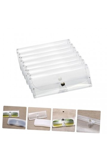 Amosfun 10 Pièces Boîte De Rangement Étui À Lunettes Étui À Portable Support De Rangement Simple Étui Pour Lunettes Femmes Tr