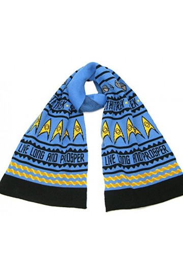 Star Trek Écharpe tricotée Longue vie et prospérité - Écharpe officielle de M. Spock de par LOVARZI