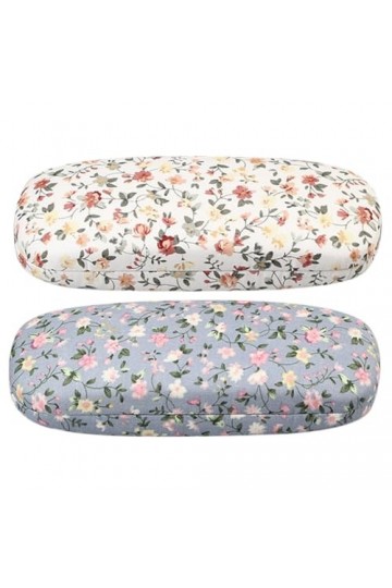 Kichvoe Étui À Lunettes À Coque Rigide 2 Pièces Boîte De Lunettes De Soleil À Fleurs Étui À Étuis De Rangement Pour Lunettes 