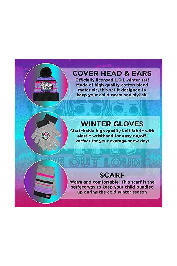 Ensemble de gants et écharpe dhiver