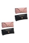 SOIMISS 4 Pièces Étuis Portables Porte-Sacs Horizontaux Pochette Porte-Étuis Étui Pratique Lunettes De Mode Pochettes De Palo