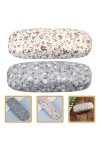 ABOOFAN 2Pcs Étui À Lunettes Couverture De Lunettes De Protection Lunettes Étui De Rangement Étui À Lunettes Pour Femmes Étui