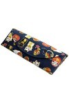 Étui à lunettes traditionnel japonais en tissu Motif poupée Daruma Bleu marine