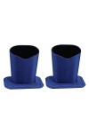 Healifty Lot de 2 supports de lunettes anti-rayures avec doublure en tissu doux, support de lunettes pour bureau, table de ch