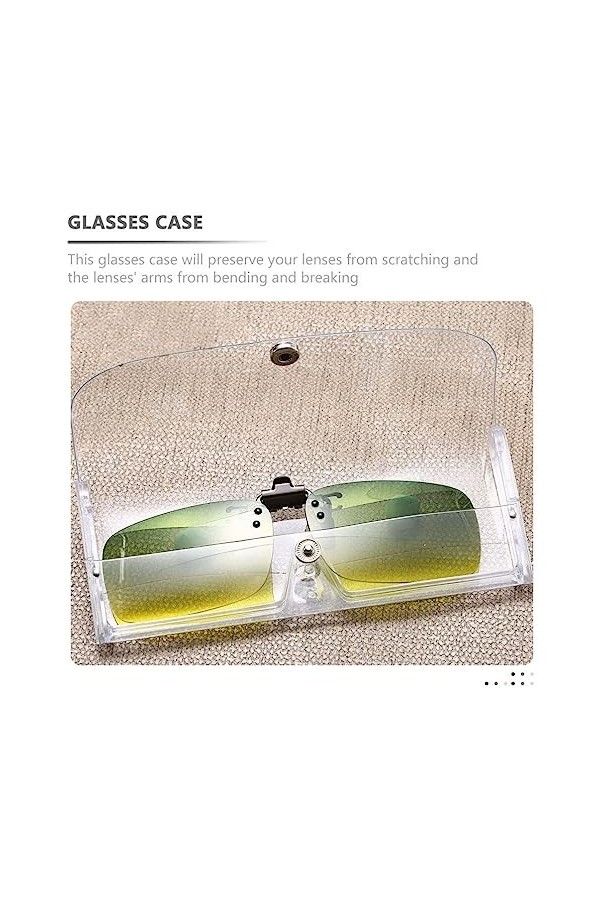 ABOOFAN 10 Pièces à Lunettes Transparent À Lunettes De Soleil En Plastique De Protection Pour Lunettes De Soleil À Lunettes F