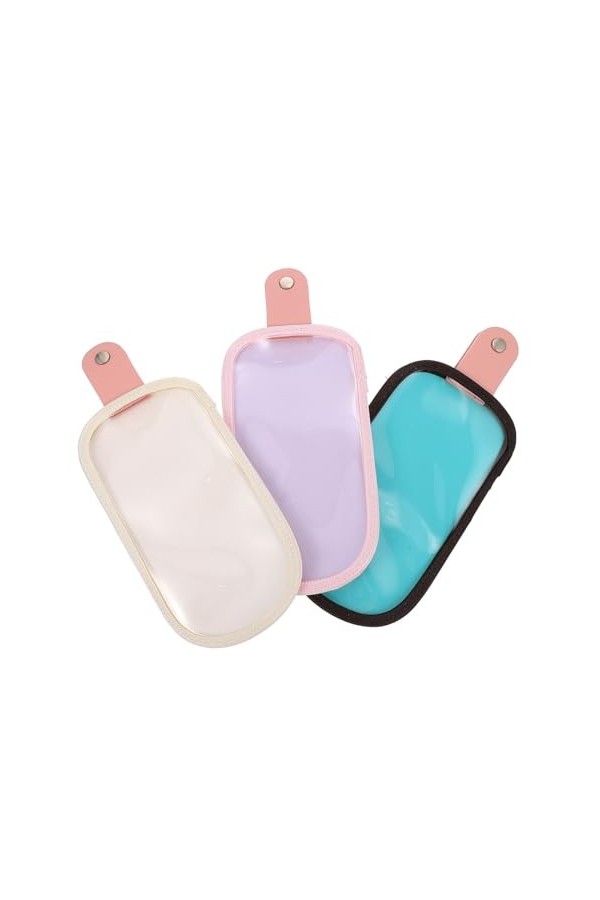 LALAFINA 3Pcs Sac De Lunettes De Soleil Étui De Rangement De Lunettes De Soleil Manches De Lunettes Pour Lunettes Sac De Lune