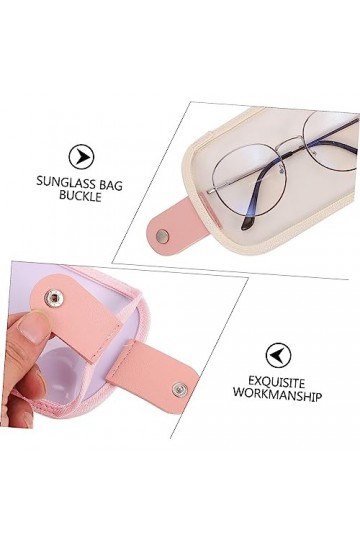 LALAFINA 3Pcs Sac De Lunettes De Soleil Étui De Rangement De Lunettes De Soleil Manches De Lunettes Pour Lunettes Sac De Lune