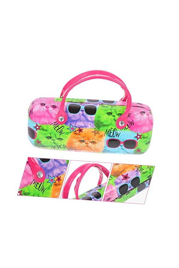 SOIMISS 2Pcs Enfants Créatif Portable Étui À Lunettes Pour Lunettes Pour Femmes Femmes Lunettes Étui À Lunettes En Cuir Lunet