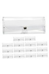 TENDYCOCO 15 Pièces Étui Pour Lunettes Récipient En Plastique Miroir Boîte Clair Étuis À Lunettes De Soleil Étui À Lunettes É
