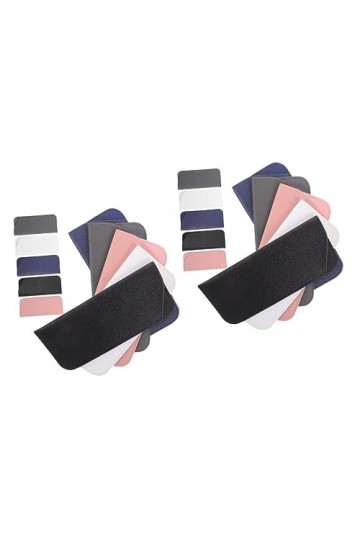 ABOOFAN 20 Pcs Étui À Lunettes En Cuir Souple Organisateur Sacs Pour Voyage Étui À Lunettes Mince Lunettes DExtérieur Organi