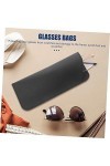 ABOOFAN 20 Pcs Étui À Lunettes En Cuir Souple Organisateur Sacs Pour Voyage Étui À Lunettes Mince Lunettes DExtérieur Organi