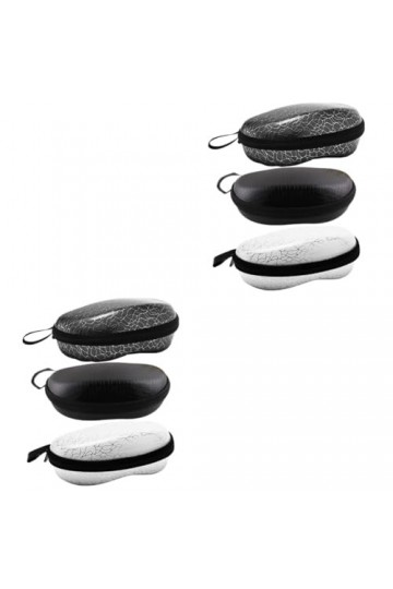 SOIMISS 6 Pièces Étui À Lunettes À Coque Rigide Étui À Lunettes De Voyage Étui À Lunettes En Cuir Lunettes DExtérieur Porte-