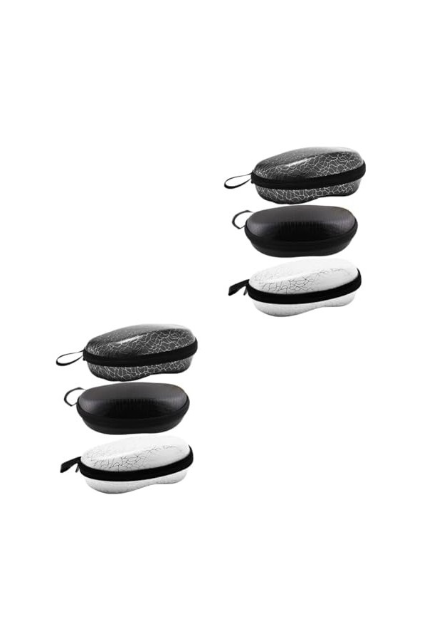 SOIMISS 6 Pièces Étui À Lunettes À Coque Rigide Étui À Lunettes De Voyage Étui À Lunettes En Cuir Lunettes DExtérieur Porte-