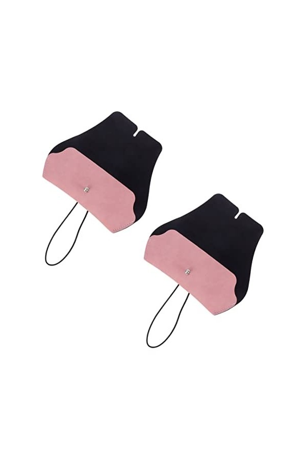 VOSAREA 4 Pièces Boîte De Rangement Pour Lunettes De Soleil Étui à Lunettes Portable En Cuir Lunettes De Mode Pour Femmes Étu