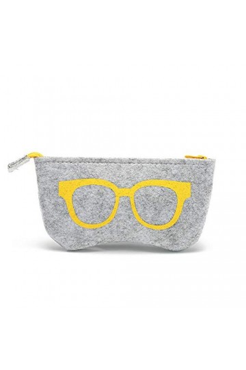 YYJHWECK Étui à crayons Étui à lunettes en feutre de qualité supérieure pour lunettes de soleil Coffrets Femmes Étui à lunett