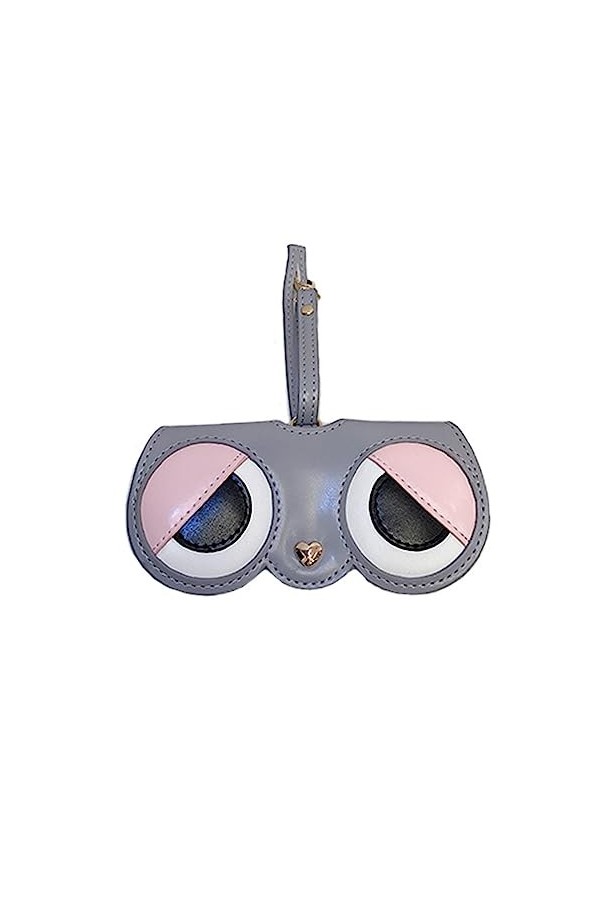 DANETI Étui à lunettes portable pour homme et femme - Sac de rangement pour lunettes de myopie, gris, taille unique