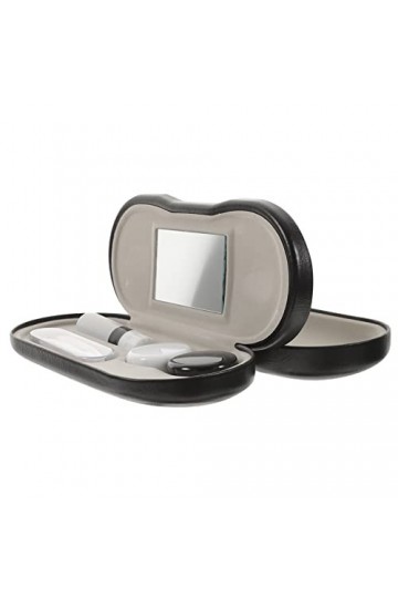 OHPHCALL 1 Ensemble Double Couche Lunettes Porte-Verres Organisateur De Cordon De Lunettes Pour Voyage Portable Étui À Lunett