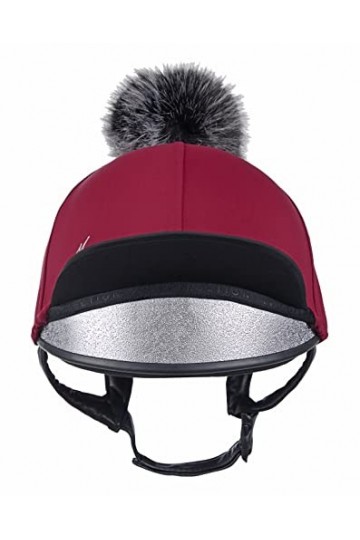 LeMieux Pom Hat Silk Mulberry Chapeau, mûre, Taille Unique Mixte