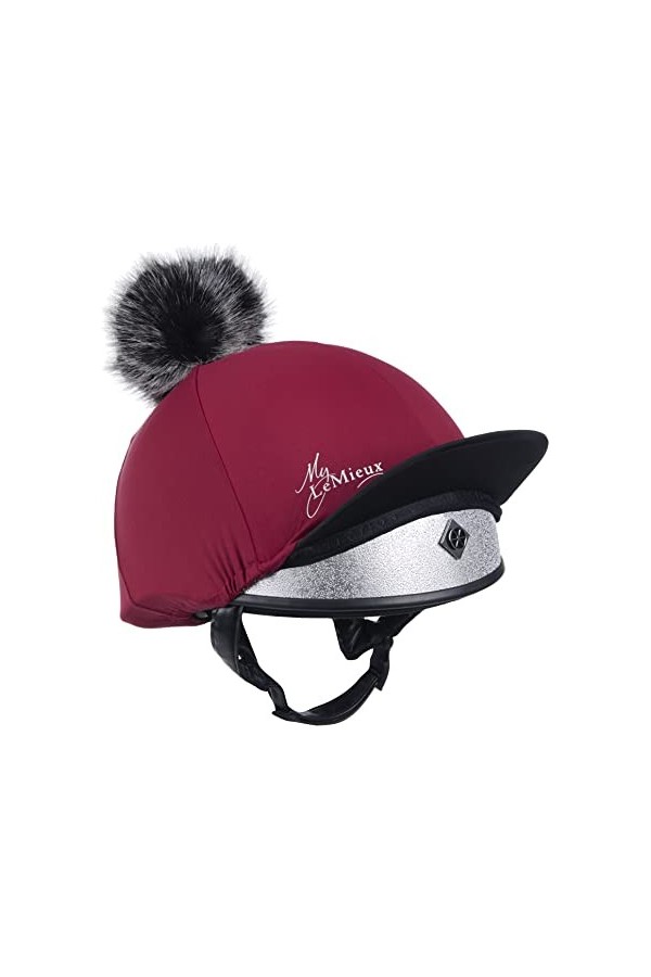 LeMieux Pom Hat Silk Mulberry Chapeau, mûre, Taille Unique Mixte