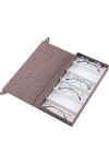 Boîte Daffichage De Stockage De Lunettes À Six Grilles Lunettes De Lunettes De Boîte De Rangement De Lunettes Optiques Boîte