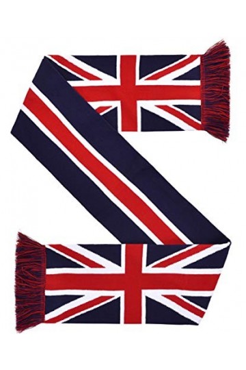 Euroscarves Écharpe en Tricot Motif Drapeau du Royaume-Uni
