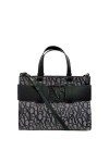 Armani Exchange Sac fourre-Tout avec Logo, Big Tote Femme, Beige/Noir