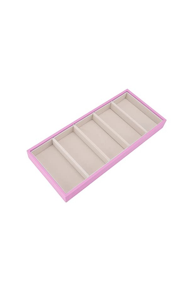 éTui Organisateur de Lunettes de Soleil, BoîTe de Rangement Portable à 5 Fentes pour Porte-Lunettes, Organisateur Daffichage
