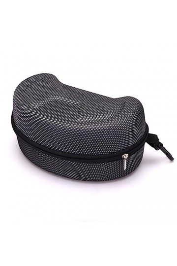 DANETI Étui à lunettes portable grand et large pour lunettes de soleil - Peut être accroché - Étui à lunettes de ski, gris, t