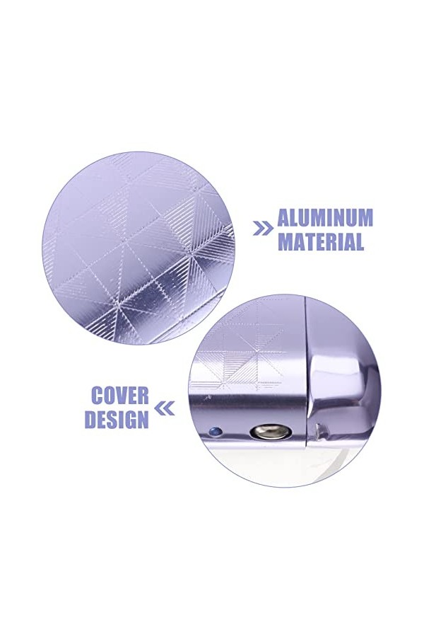 Adorainbow Étui Lunettes Étui À Lunettes De Soleil Organisateur De Lunettes De Soleil Voyage Étui À Coquille Dure En Aluminiu