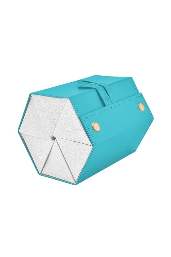 CHENKEE Boîte de Rangement pour Lunettes de Soleil, 6 Compartiments en Cuir Synthétique Lunettes de Soleil Boîte à Lunettes é