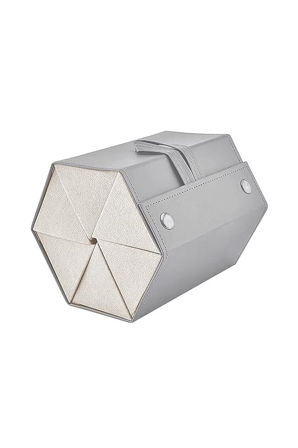 CHENKEE Boîte de Rangement pour Lunettes de Soleil, 6 Compartiments en Cuir Synthétique Lunettes de Soleil Boîte à Lunettes é