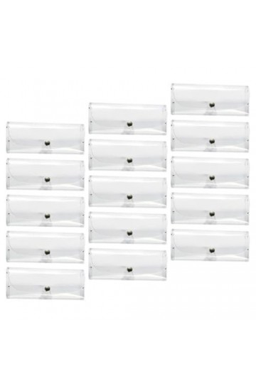 Amosfun Étuis À Lunettes En Plastique 15 Pièces Conteneur De Lunettes De Soleil Transparent Support En Verre Transparent À Lu
