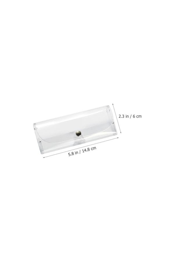 Amosfun Étuis À Lunettes En Plastique 15 Pièces Conteneur De Lunettes De Soleil Transparent Support En Verre Transparent À Lu