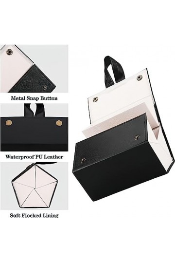 Boîte De Rangement, Etui Lunettes Souple Pour 5 Lunettes De Soleil, 5 Compartiments Rangement Lunette De Soleil, Porte Lunett