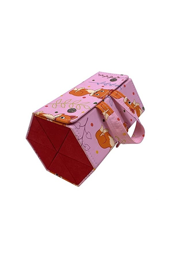 étui à lunettes en peluche rigide étui à lunettes, Lot de 6 chats bleus Tanlisheng