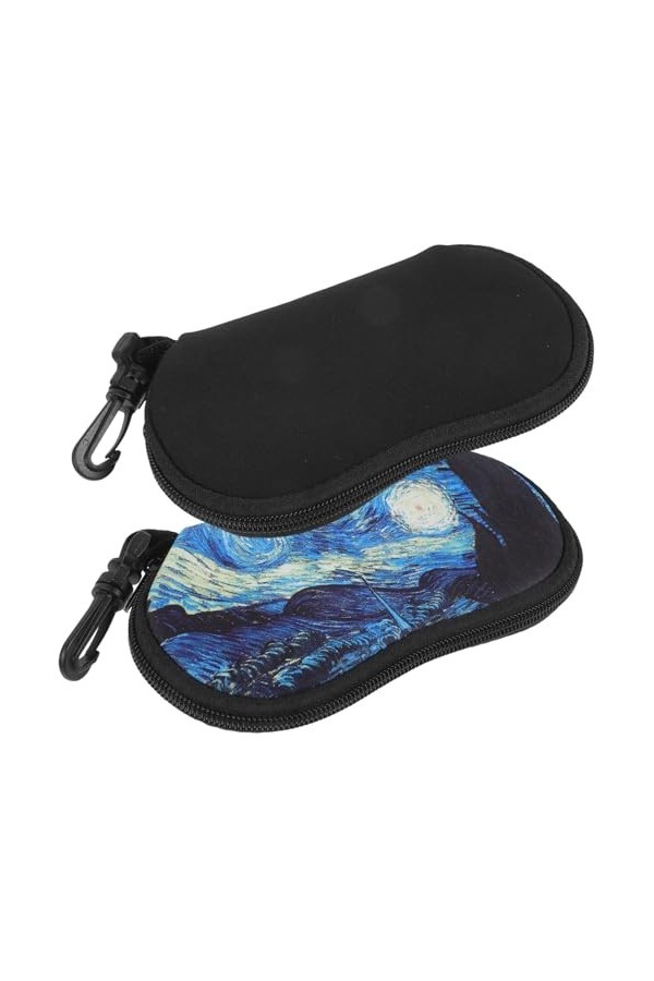 SOIMISS 2 Pièces Étui Organisateur De Lunettes De Soleil Porte-Lunettes De Soleil Étui À Lunettes De Soleil Coque Rigide Étui