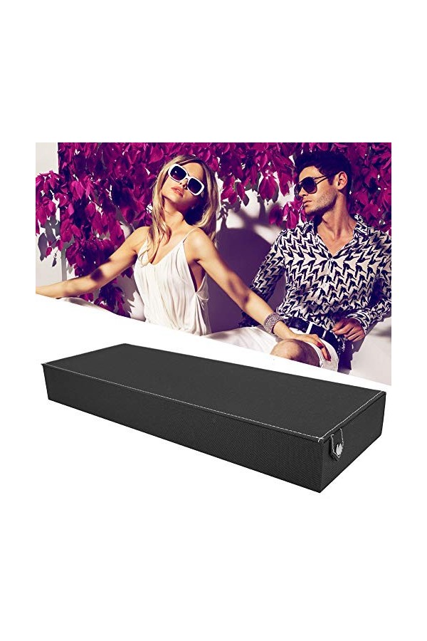 minifinker Organisateur de Mallette de Rangement Vitrine de Lunettes Portable Fabrication exquise Tissu Oxford Lunettes de So